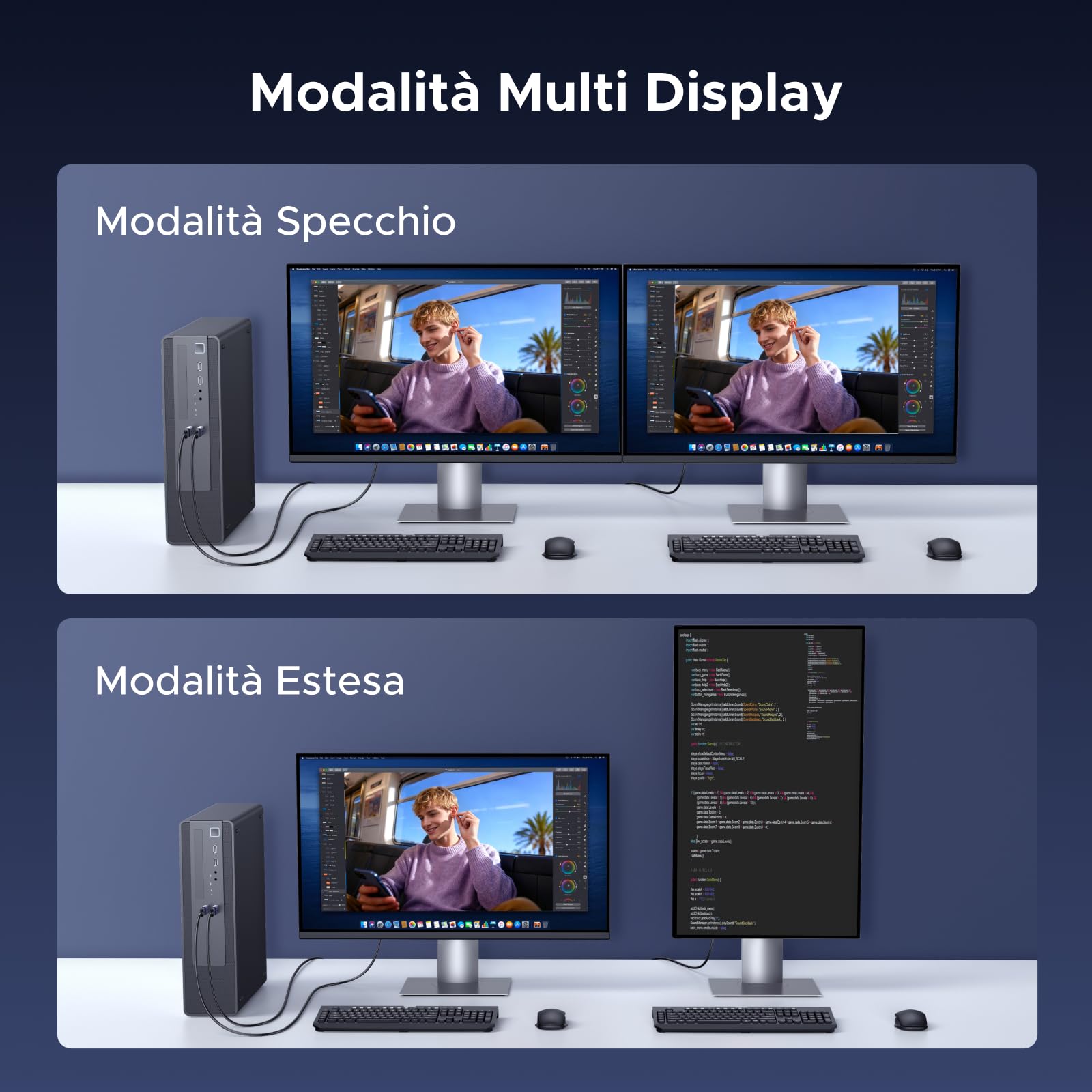 ugreen-adattatore-displayport-a-hdmi-8k-60hz-4k-240hz-alluminio image 6
