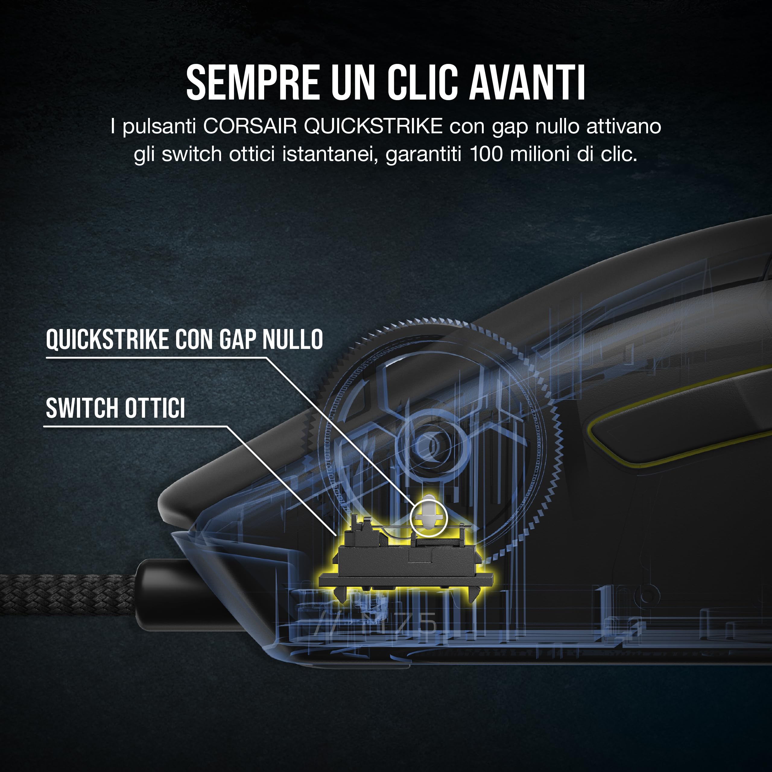 corsair-m75-wired-rgb-mouse-gaming-fps-leggero-nero image 5