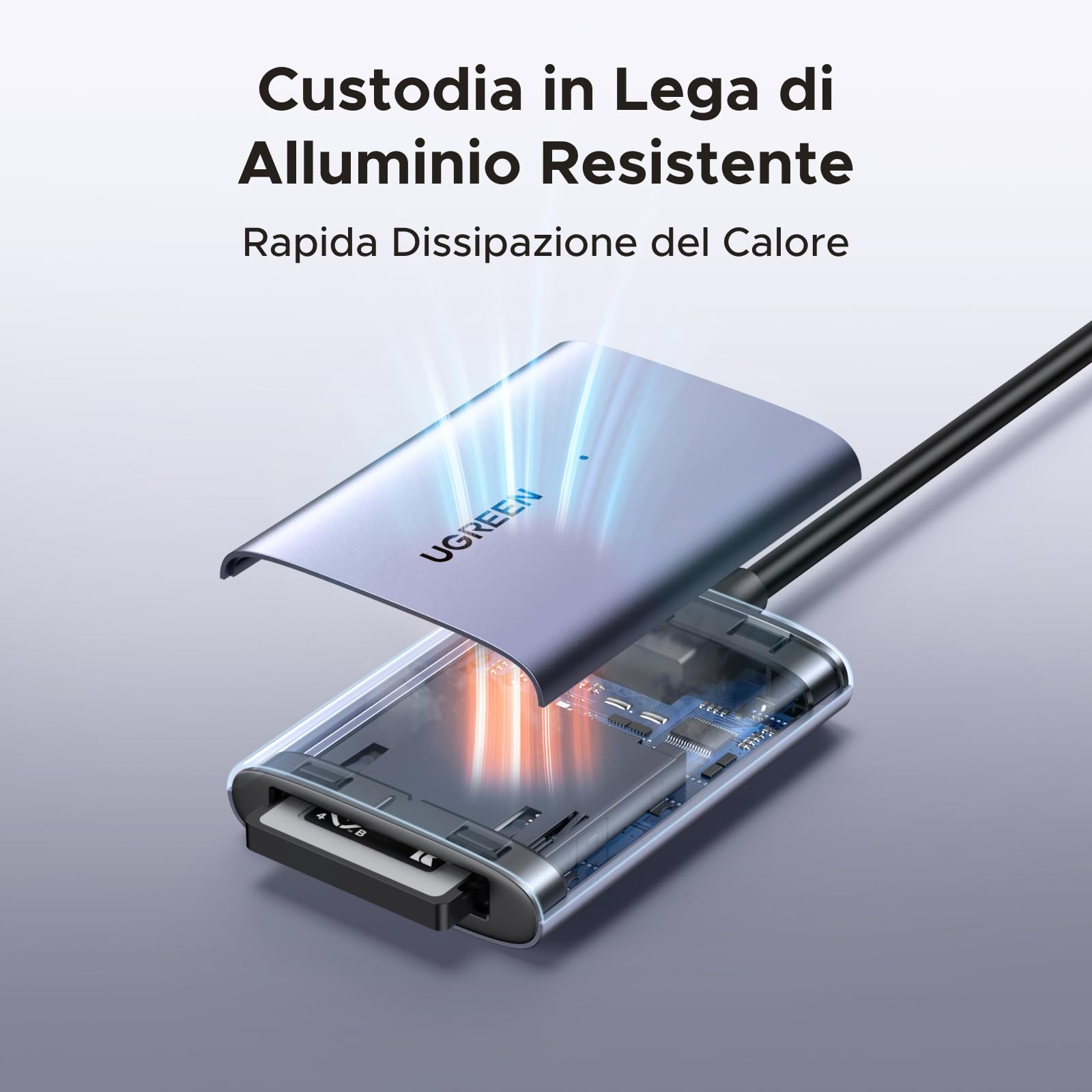 ugreen-lettore-di-schede-cfexpress-type-b-2-in-1-usb-c-usb-a-3-2-gen-2-10gbps-le image 6
