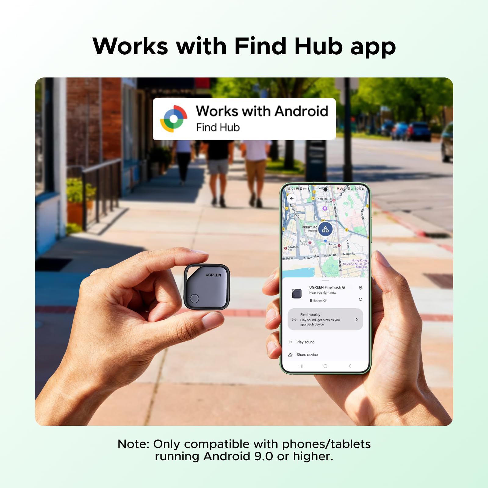 ugreen-finetrack-g-smart-finder-per-android-google-find-hub-usb-c-4-pezzi image 2