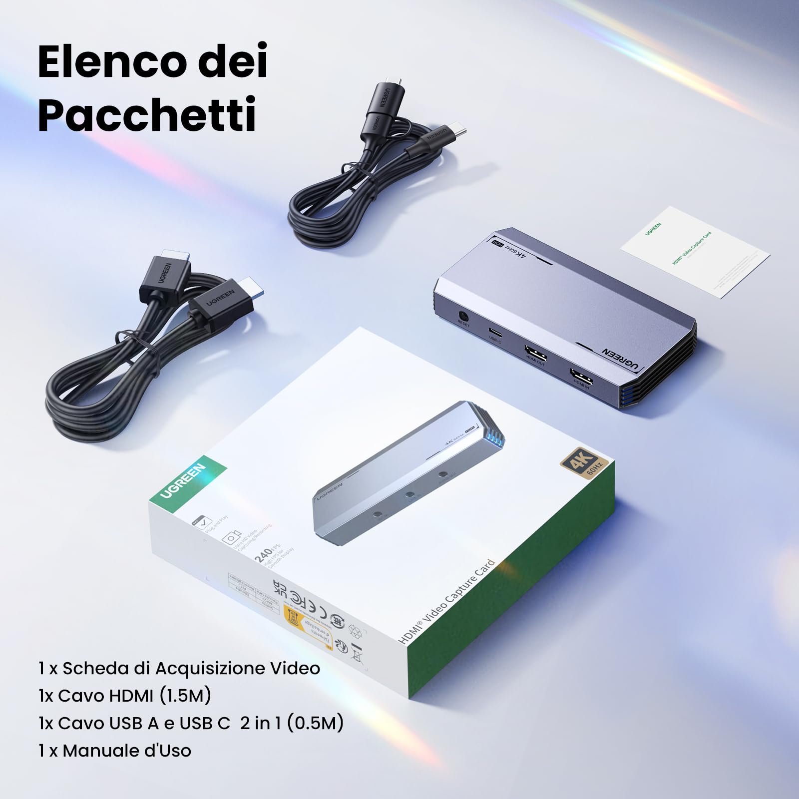 ugreen-scheda-di-acquisizione-video-hdmi-4k60hz-2k144hz-hdr-vrr-usb-3-0-per-stre image 7