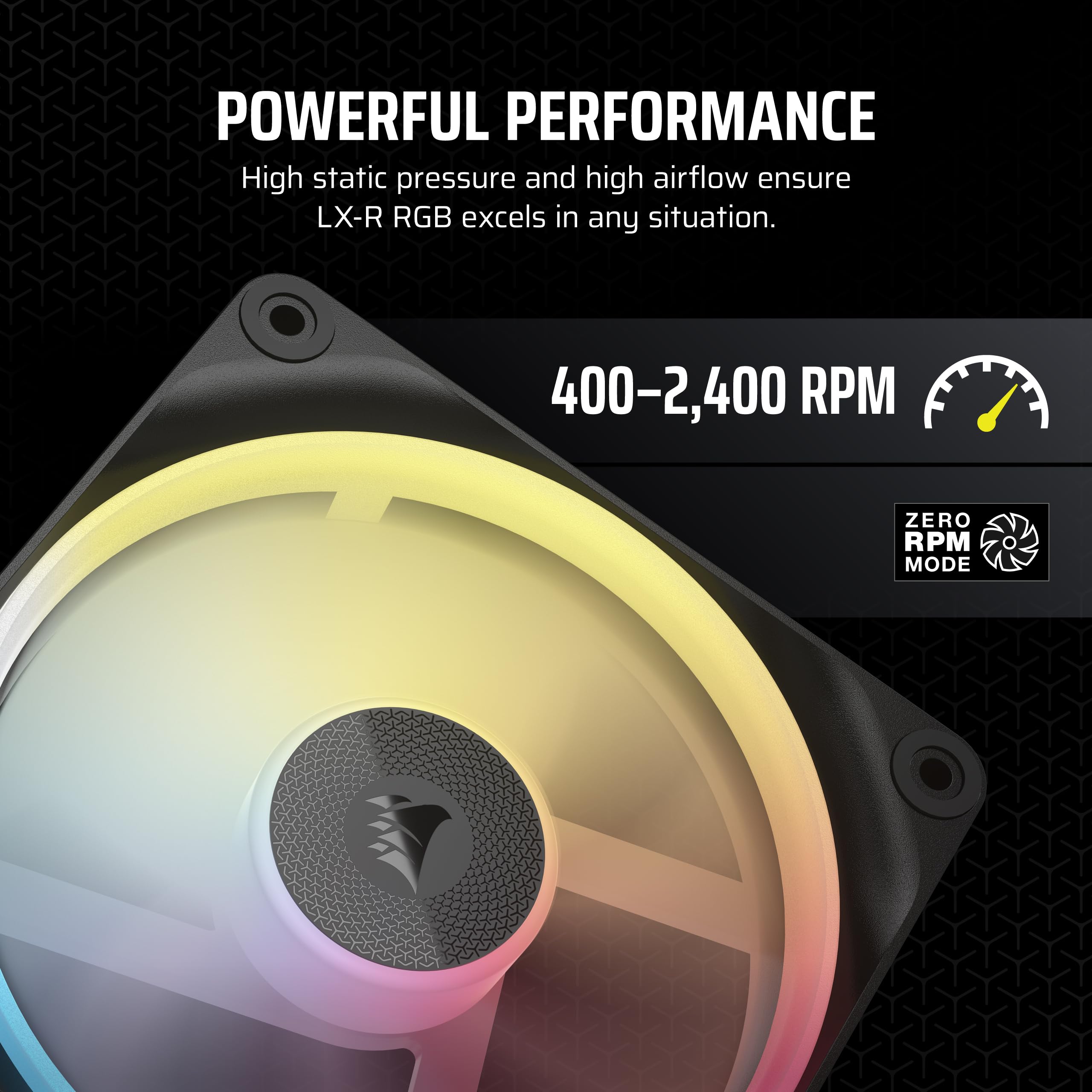 corsair-lx120-r-rgb-kit-3-ventole-120mm-reverse-2400-rpm-icue-link image 6