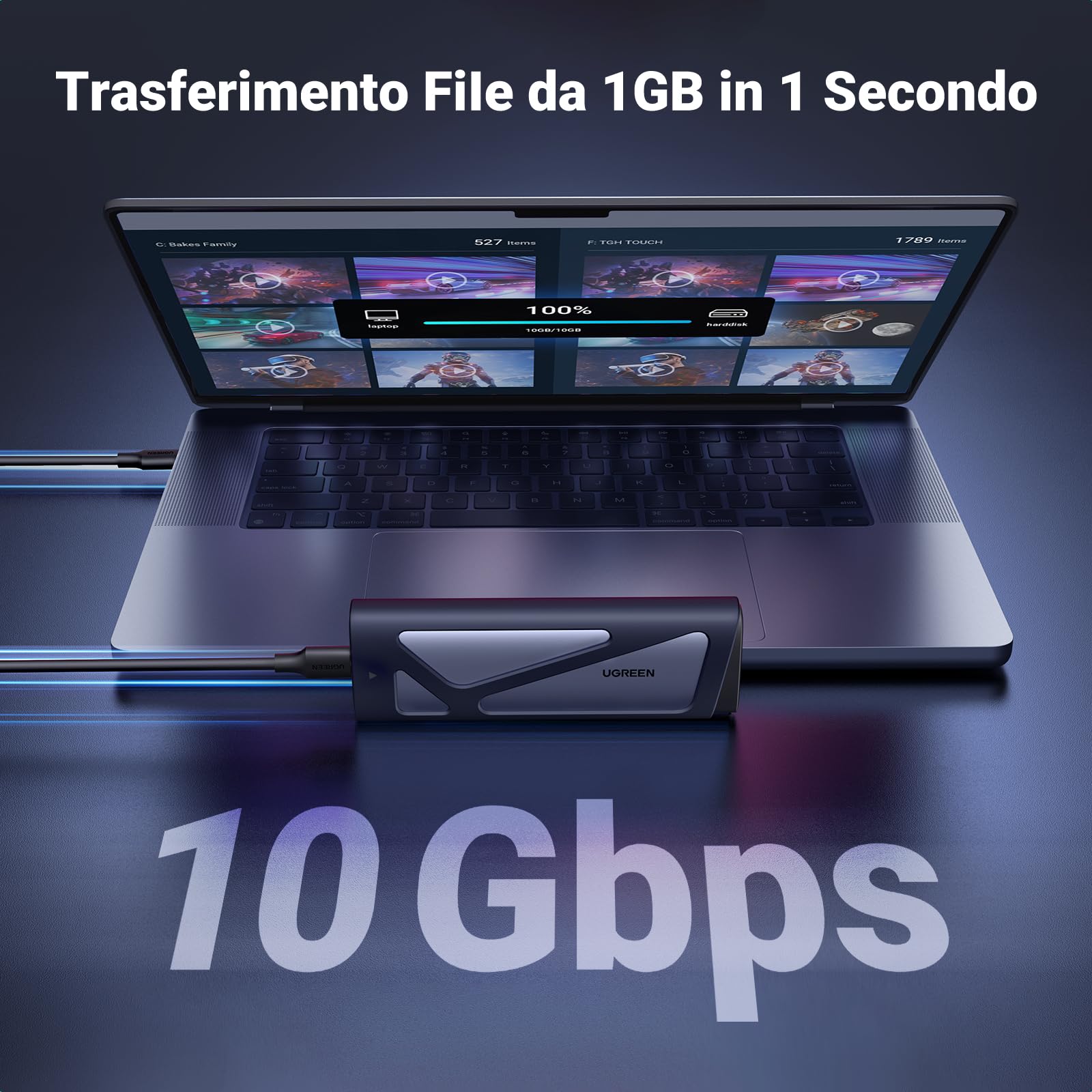 ugreen-case-ssd-m-2-nvme-e-sata-usb-c-3-2-gen-2-10gbps image 2