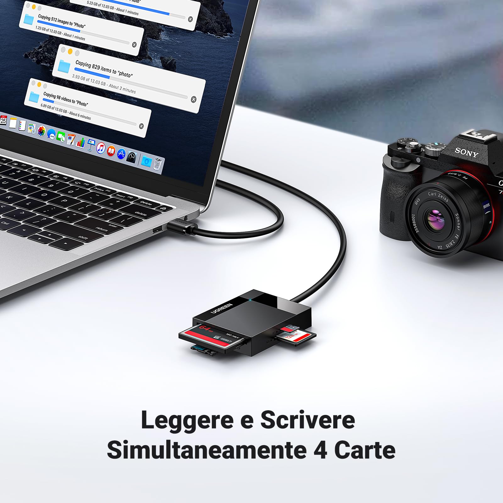 ugreen-lettore-schede-usb-3-0-4-in-1-sd-tf-cf-ms-card-reader image 4