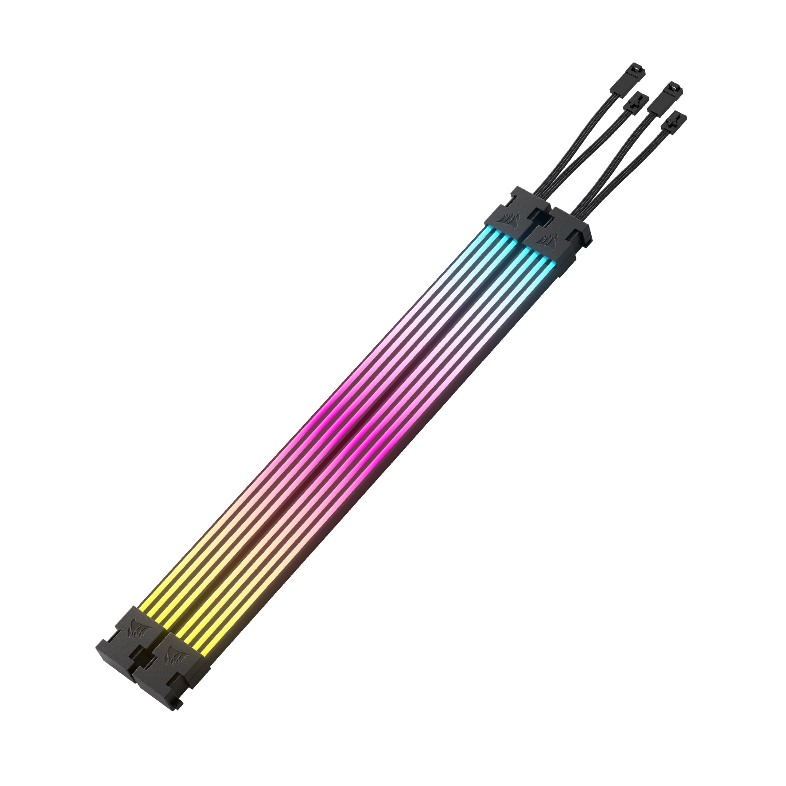 corsair-icue-argb-strisce-cavo-psu-2x-200mm-100-led-rgb-nero image 1