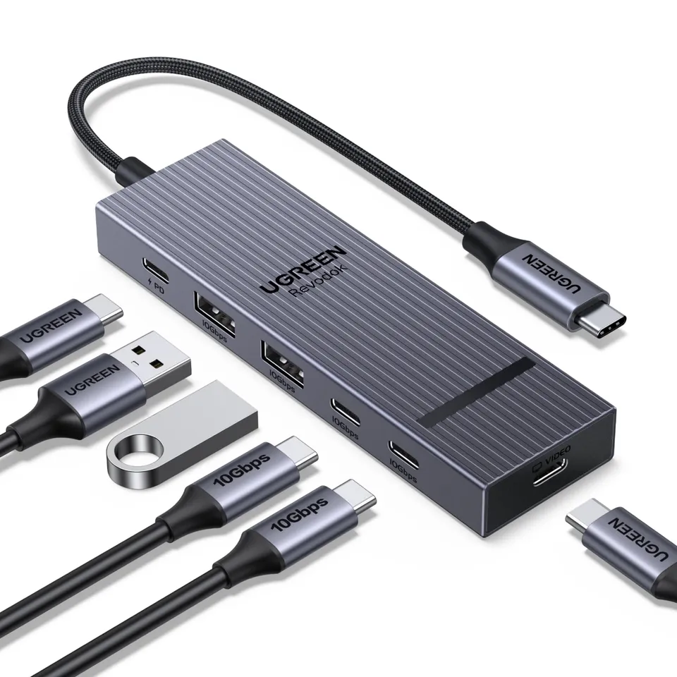 ugreen-revodok-pro-hub-usb-c-6-in-1-10gbps-4k60hz-pd-100w image 1