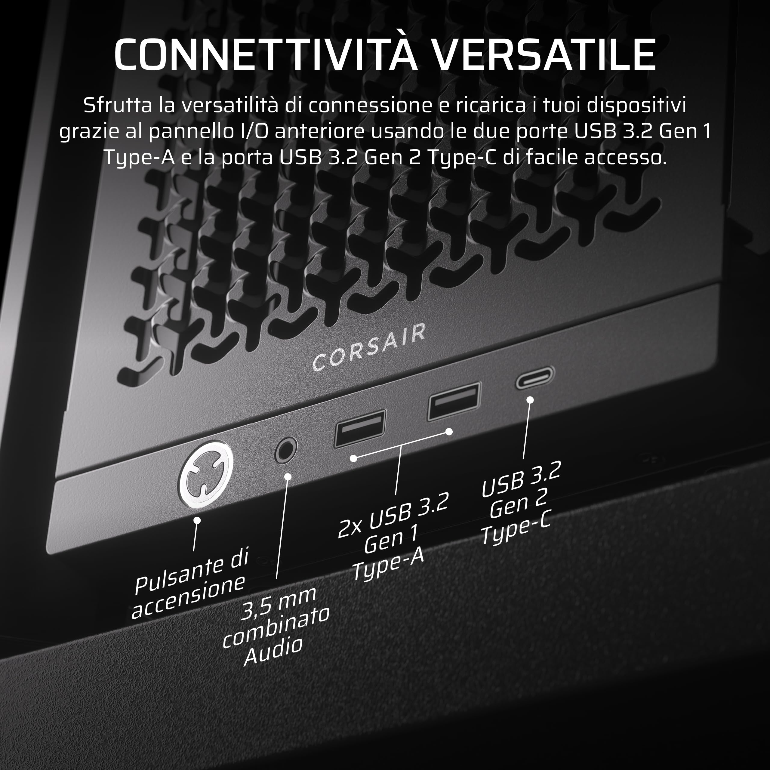 corsair-frame-4000d-case-mid-tower-atx-modulare-infinirail-flusso-d-aria-nero image 7