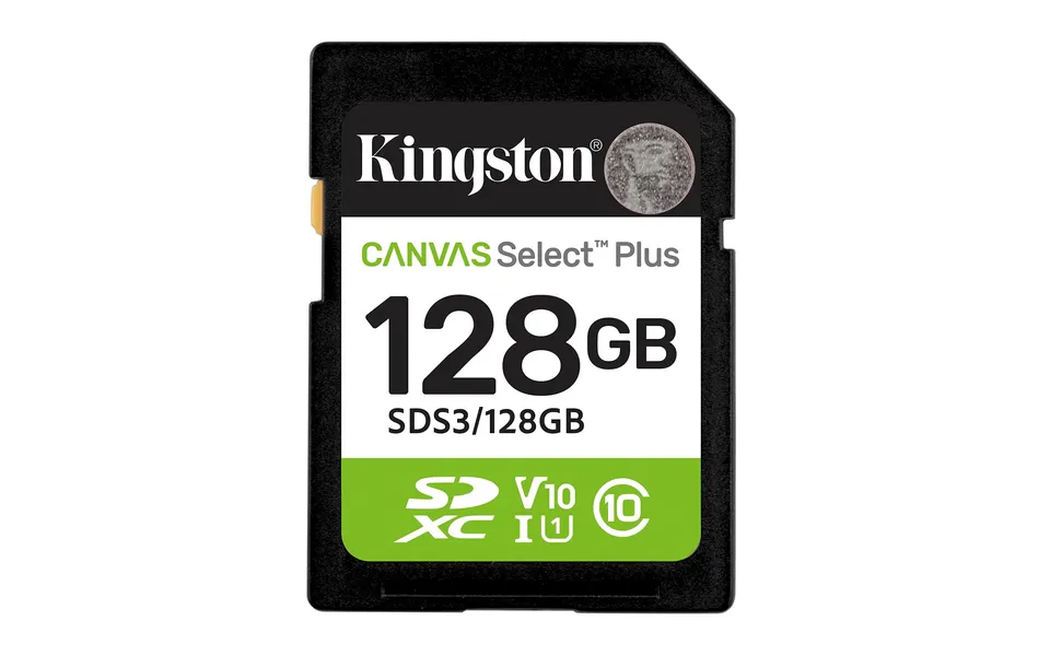 kingston-canvas-select-plus-scheda-sd-128gb-sdxc-uhs-i-150mb-s-c10 image 1