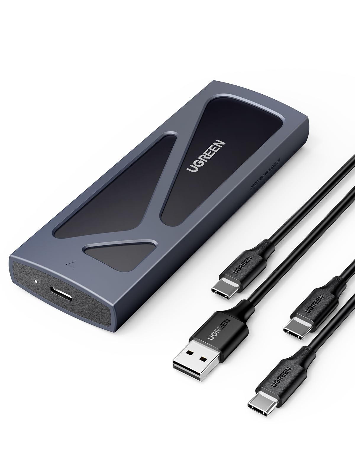 ugreen-case-ssd-m-2-nvme-pcie-usb-c-3-2-gen2-10gbps-2tb-installazione-senza-attr image 1