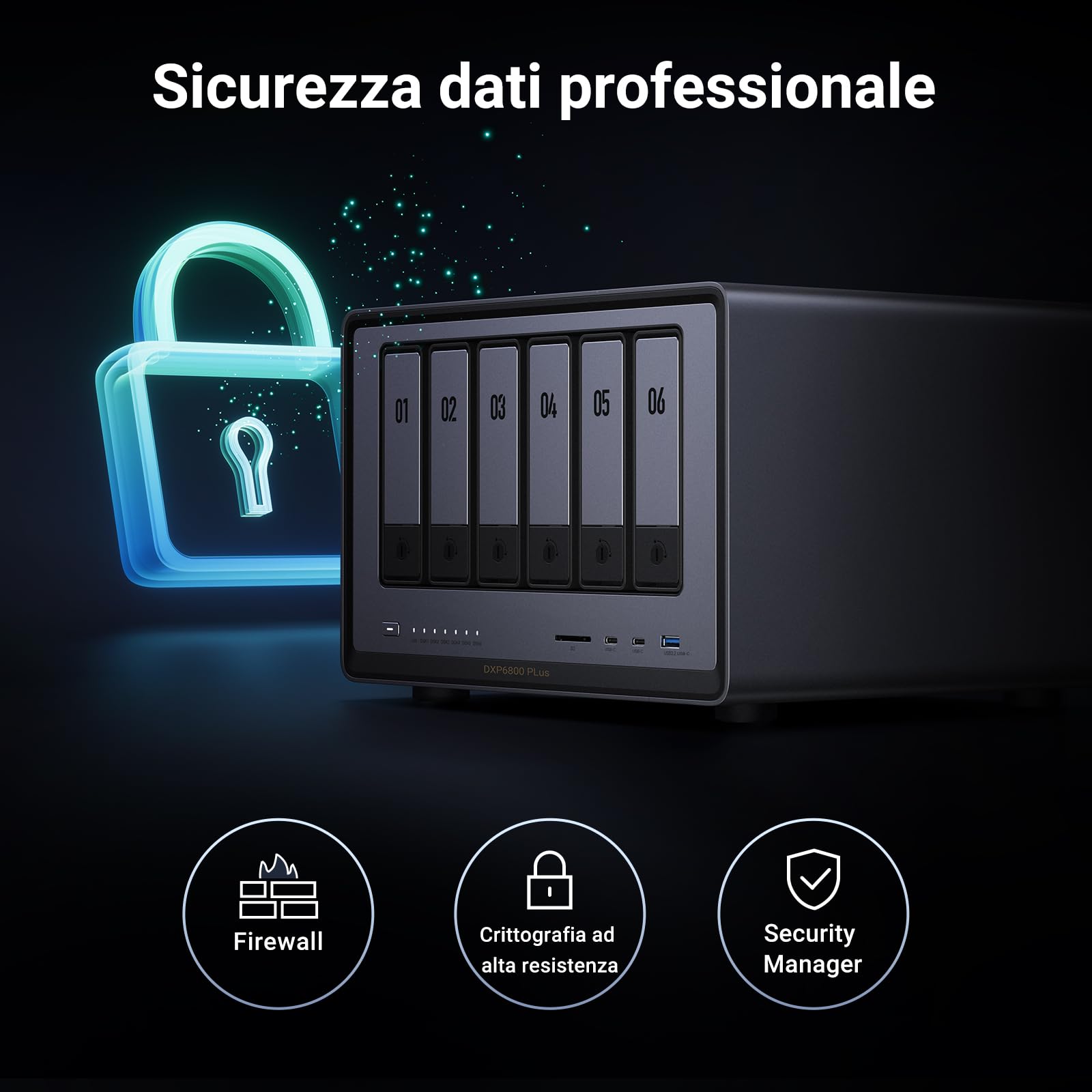 ugreen-nasync-dxp6800-plus-nas-6-bay-intel-i3-1215u-10gbe-8gb-ddr5-128gb-ssd image 6