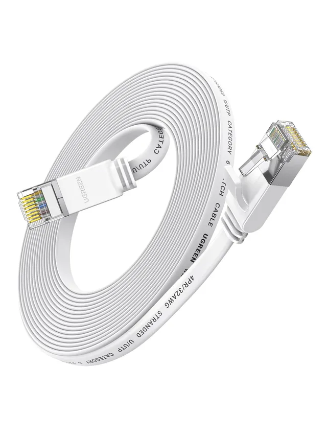ugreen-cavo-rete-ethernet-cat-6-piatto-rj45-gigabit-10m image 1