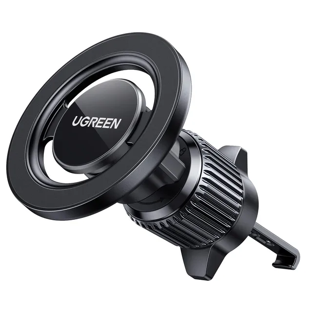 ugreen-supporto-magnetico-auto-magsafe-bocchetta-con-anello-360-nero image 1