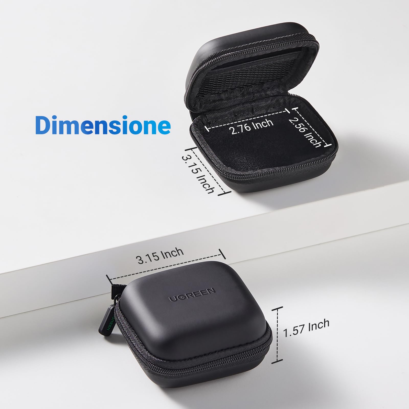 ugreen-custodia-rigida-eva-per-auricolari-e-accessori-usb-nero image 5