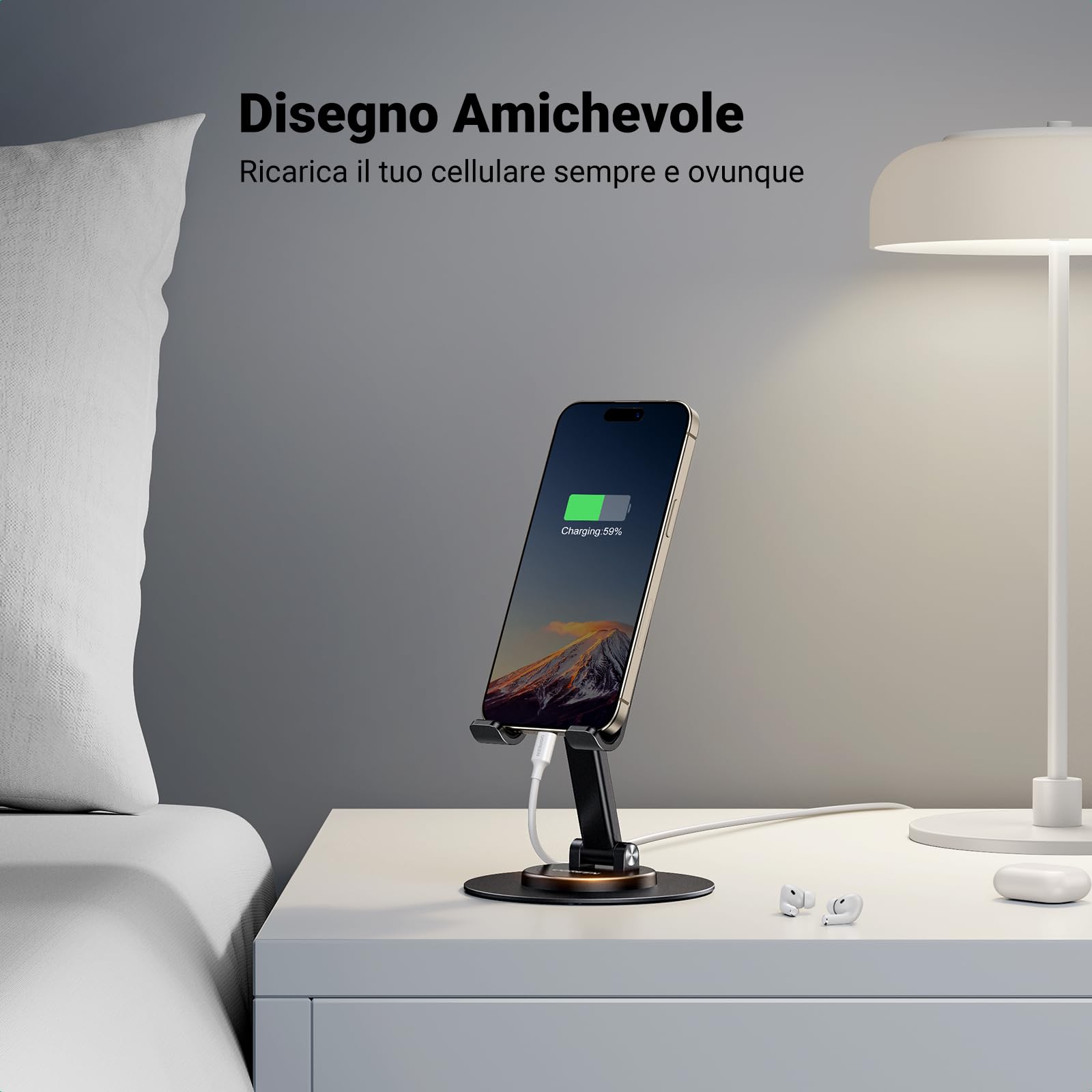ugreen-supporto-cellulare-e-tablet-regolabile-da-tavolo-base-girevole-360-allumi image 8