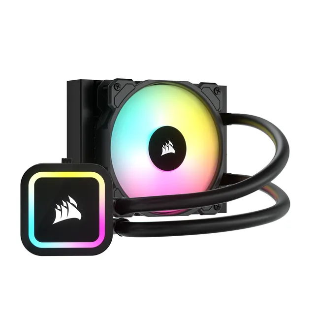 corsair-h60x-rgb-elite-dissipatore-a-liquido-cpu-120mm-nero image 1