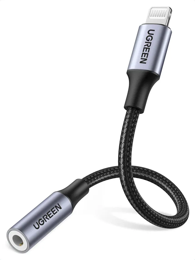 ugreen-adattatore-lightning-a-jack-3-5mm-certificato-mfi-grigio image 1