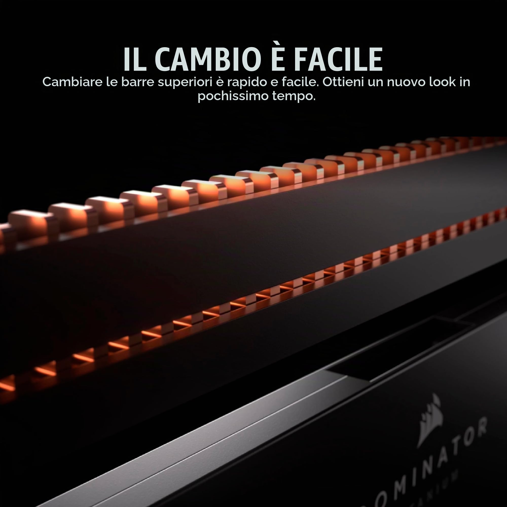 corsair-dominator-titanium-rgb-ddr5-fin-kit-di-accessori-bianco-2x-barre-superio image 3