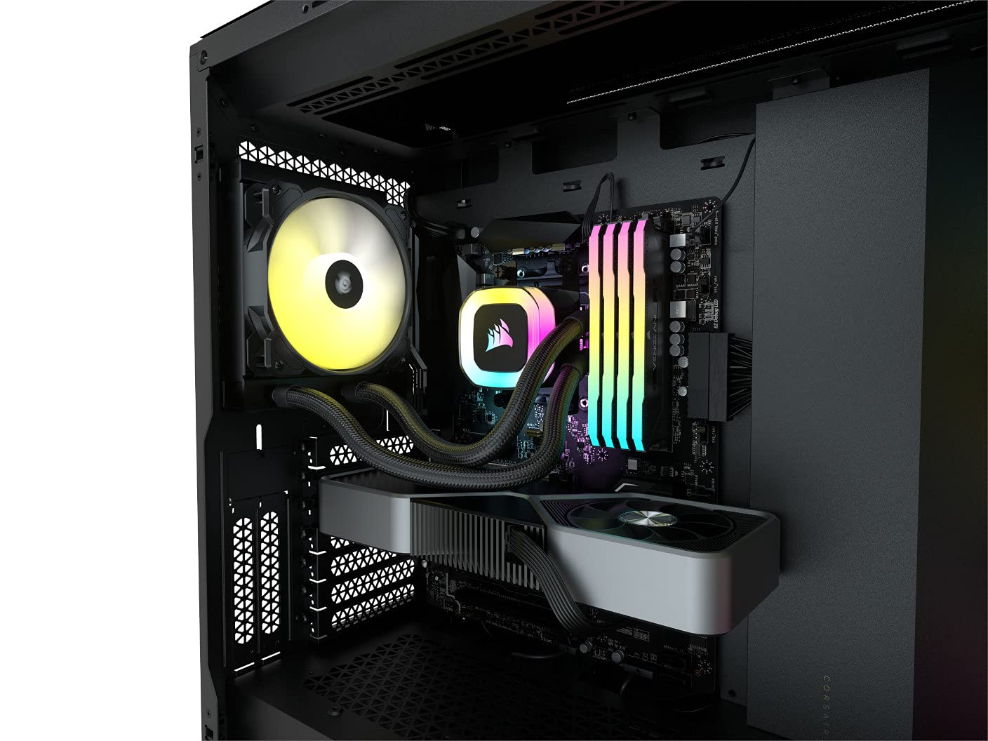 corsair-h55-rgb-dissipatore-a-liquido-120-mm-aio-nero image 5