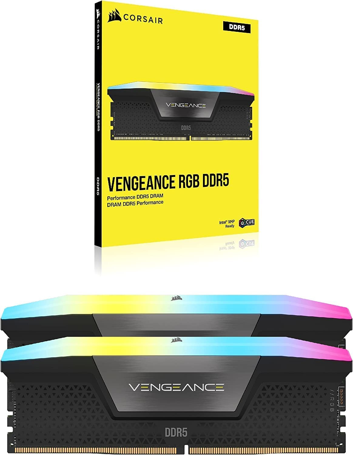 corsair-vengeance-rgb-ddr5-64gb-2x32gb-6600mhz-cl32-nero-intel-xmp-3-0 image 6