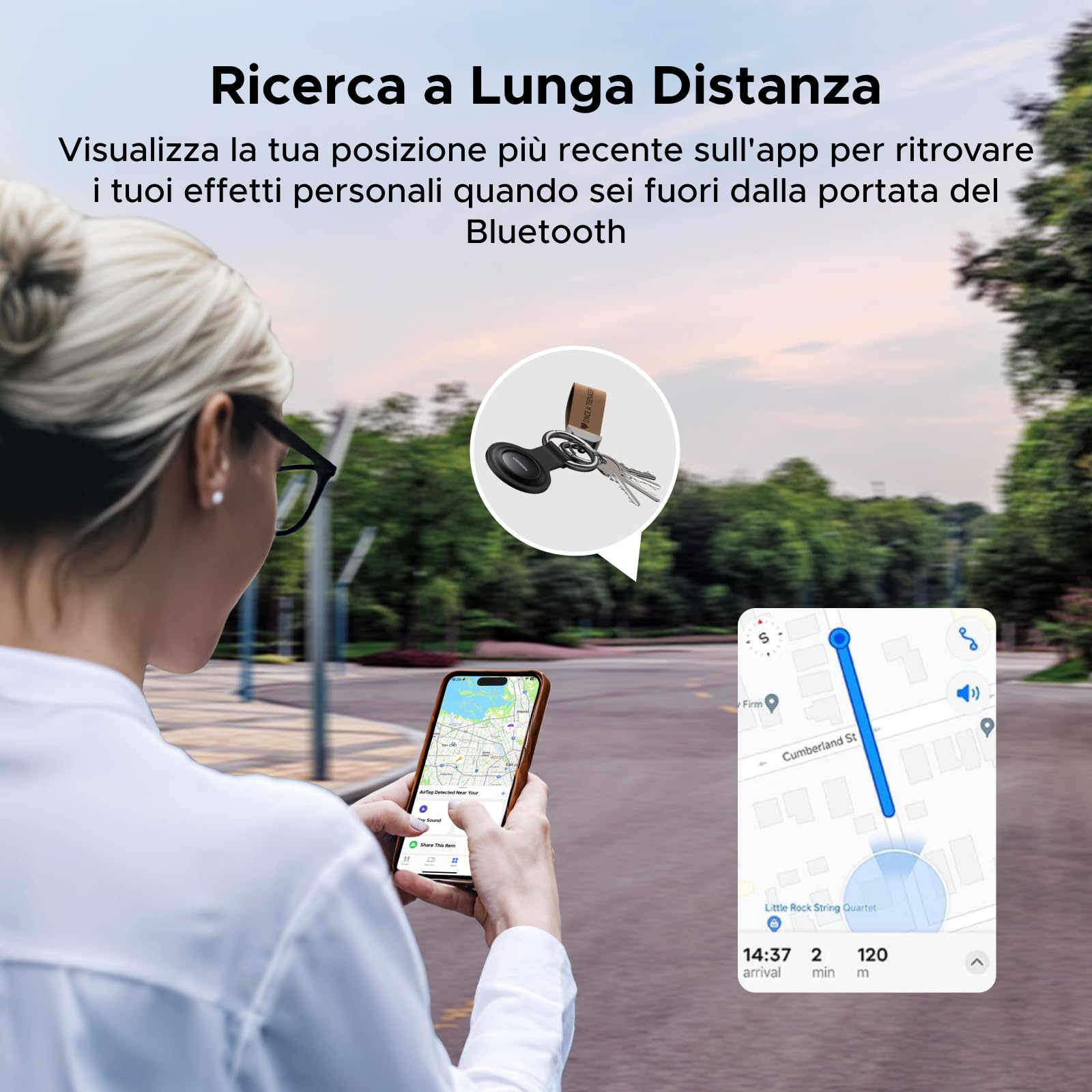 ugreen-finetrack-mini-tag-localizzatore-bluetooth-per-ios-confezione-da-2-pezzi image 4