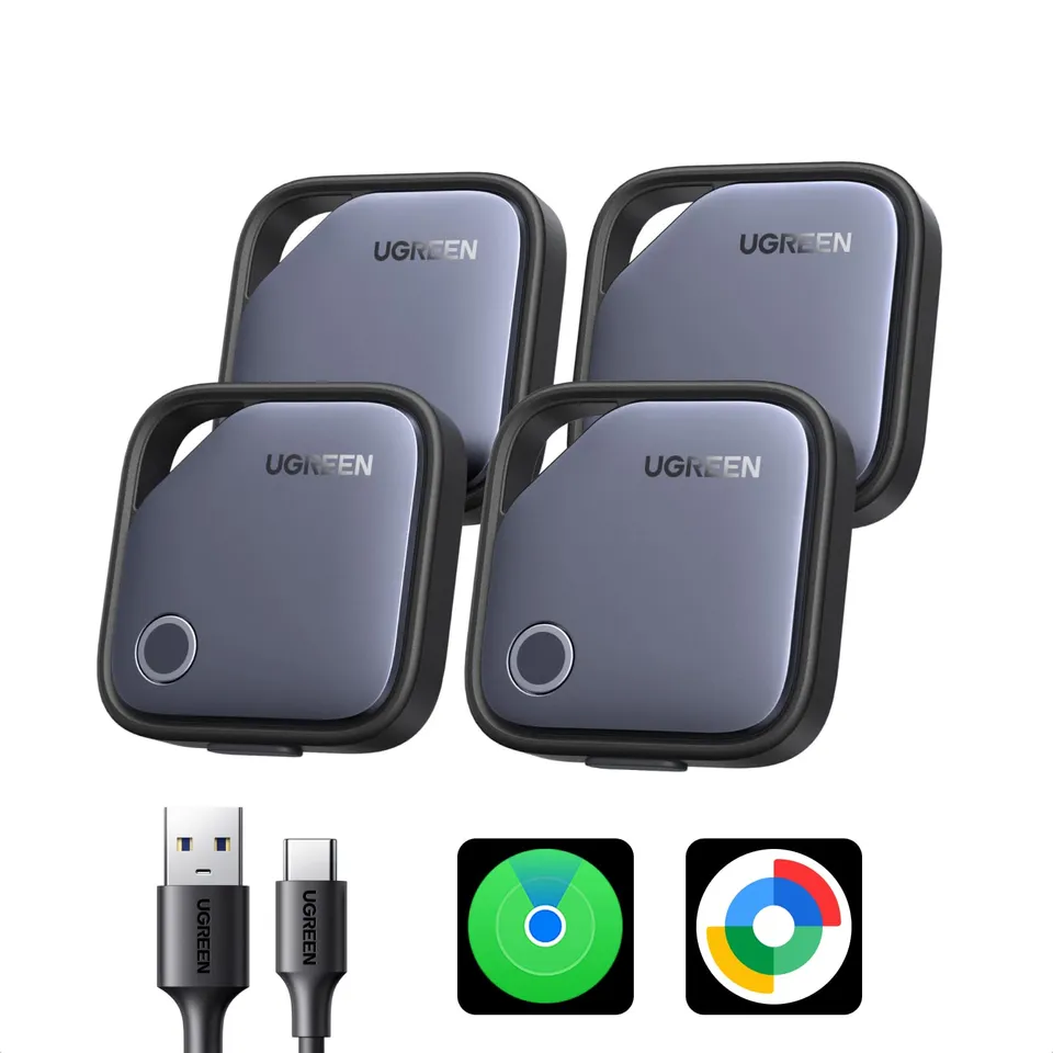 ugreen-finetrack-duo-smart-tracker-bluetooth-4-pezzi-con-ios-find-my-o-android-f image 1