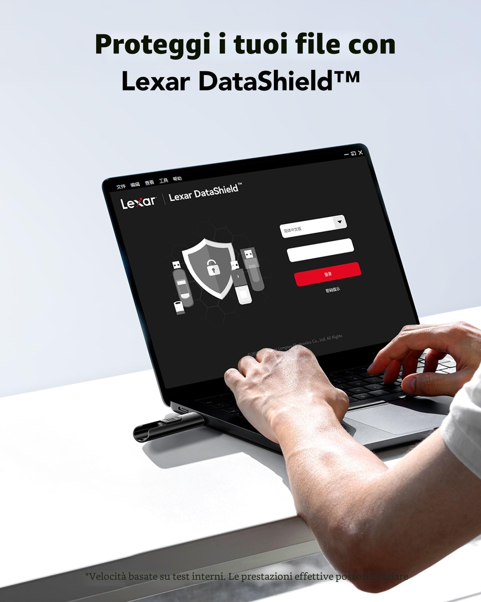 lexar-a30e-64gb-usb-3-2-chiavetta-100mb-s-confezione-3-pezzi image 5