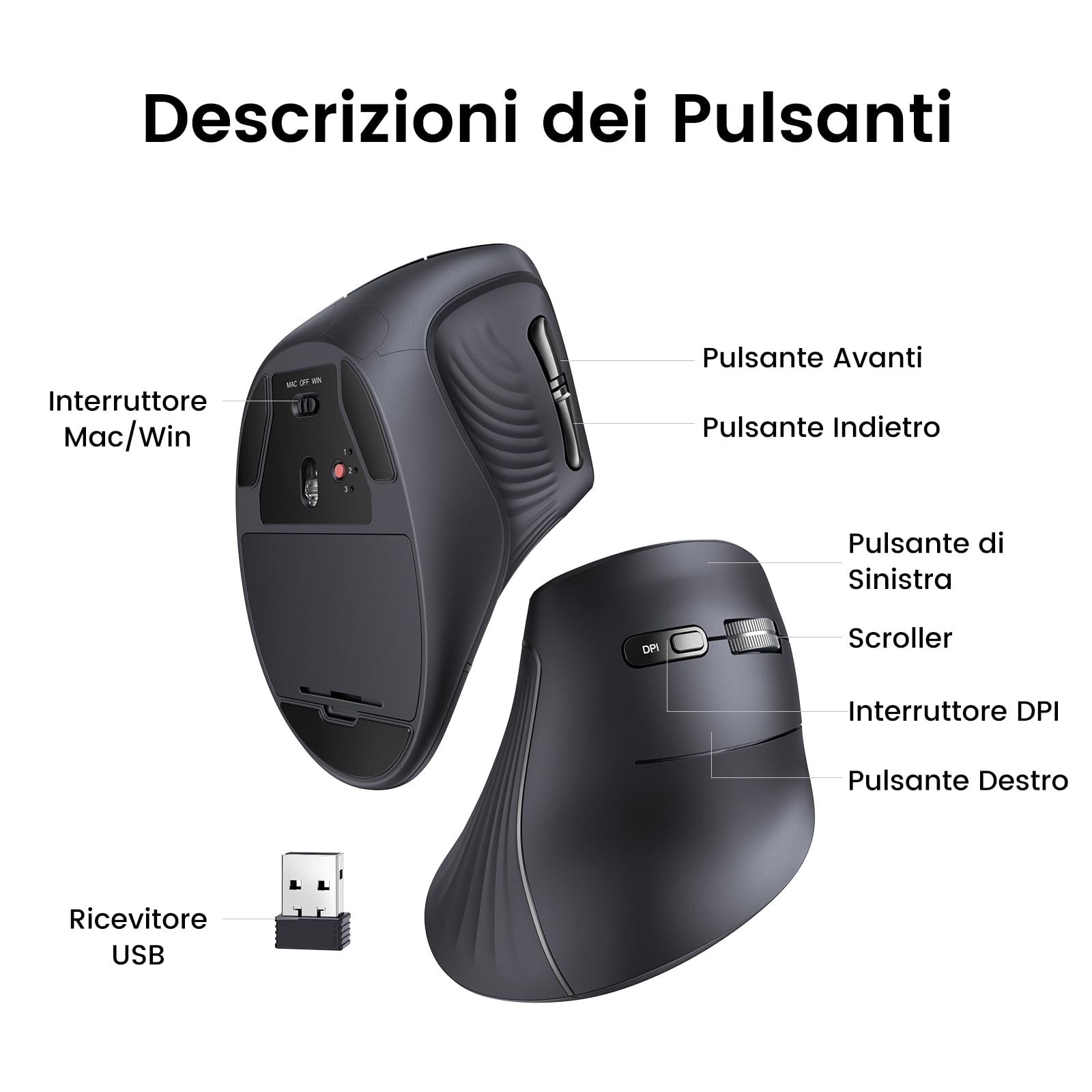ugreen-mouse-verticale-ergonomico-bluetooth-5-0-2-4g-4000-dpi image 6