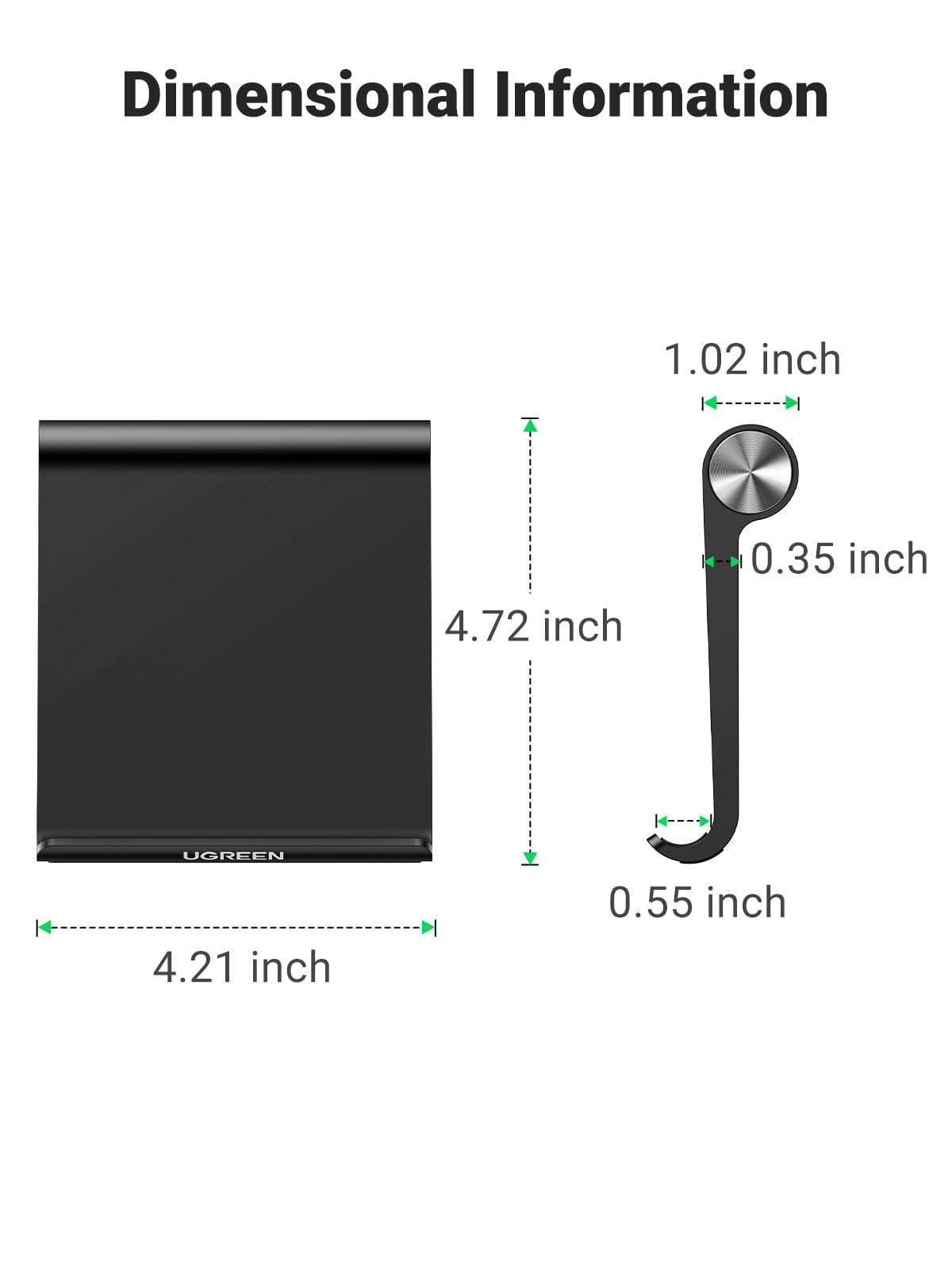 ugreen-supporto-da-tavolo-regolabile-per-tablet-e-telefono-4-11-nero image 6
