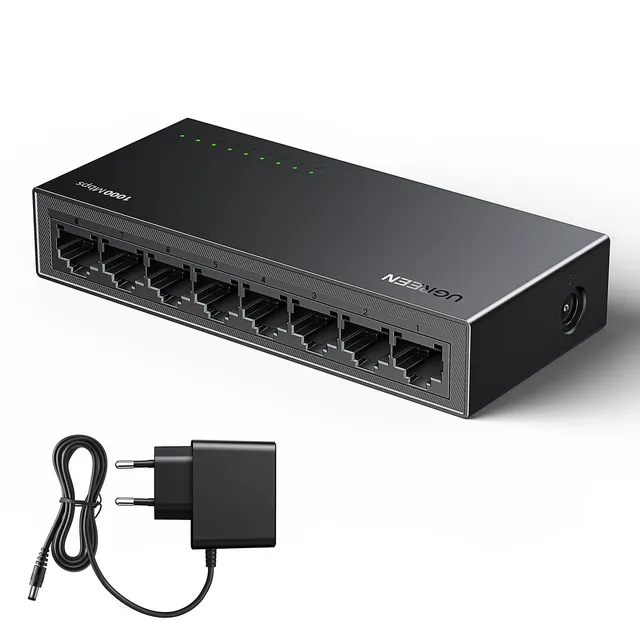 ugreen-switch-di-rete-ethernet-8-porte-gigabit-10-100-1000-mbps-plug-and-play image 1