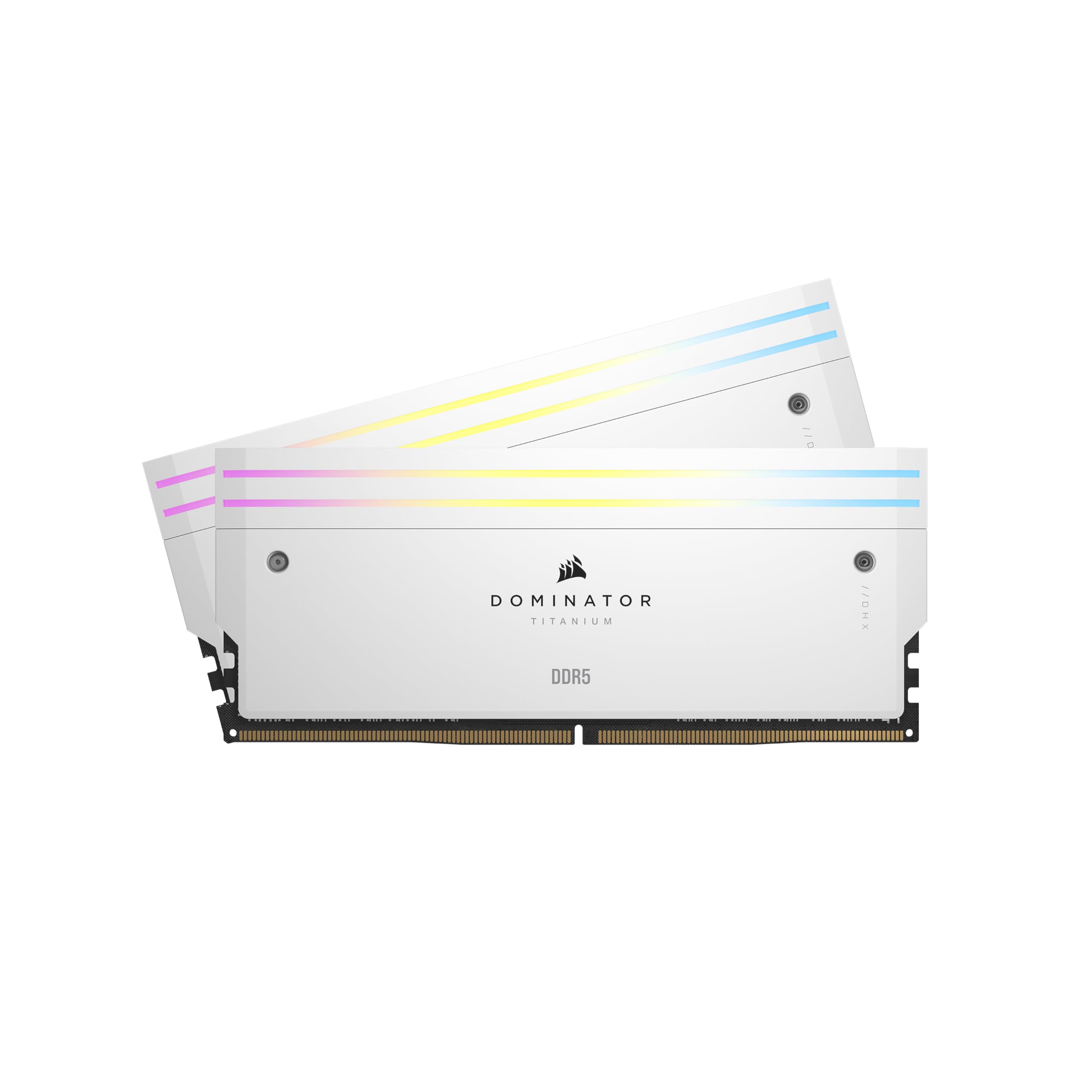 corsair-dominator-titanium-rgb-ram-ddr5-32gb-2x16gb-6600mhz-cl32-intel-xmp-bianc image 1