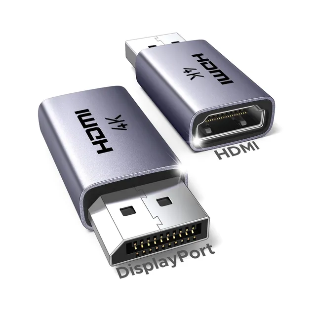 ugreen-adattatore-displayport-a-hdmi-4k-30hz-2-pezzi-convertitore-dp-maschio-a-h image 1