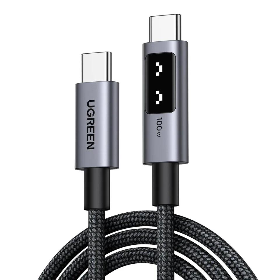 ugreen-uno-cavo-usb-c-100w-nylon-intrecciato-1m-ricarica-rapida-pd-3-0 image 1