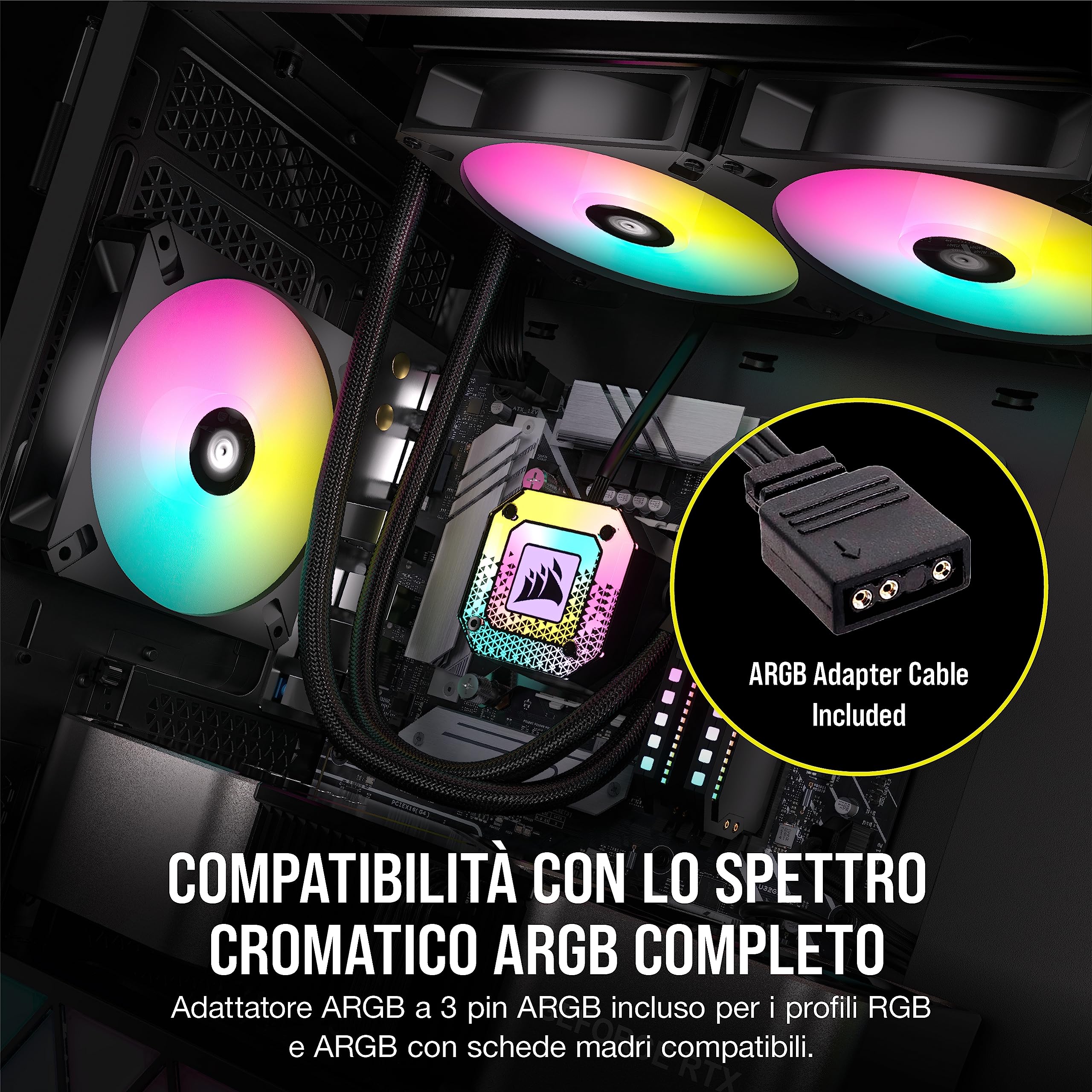 corsair-icue-ar120-rgb-digital-ventola-120mm-argb-pwm-nero image 5