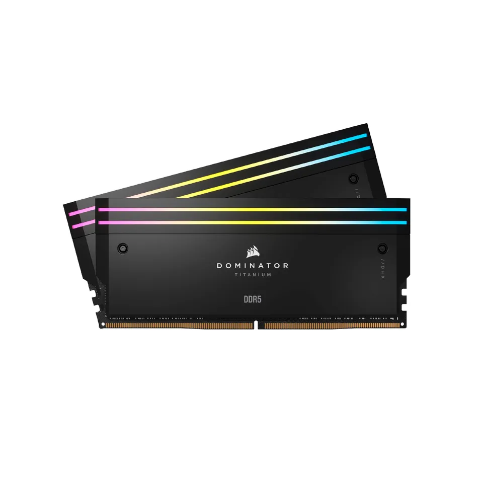 corsair-dominator-titanium-rgb-ram-ddr5-32gb-2x16gb-6600mhz-cl32-intel-xmp-nero image 1