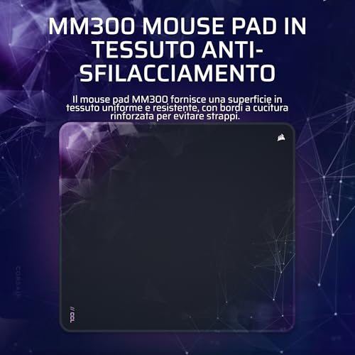 corsair-mm300-m-anti-fray-tappetino-per-mouse-gaming-in-tessuto-360-x-300-x-3-mm image 8