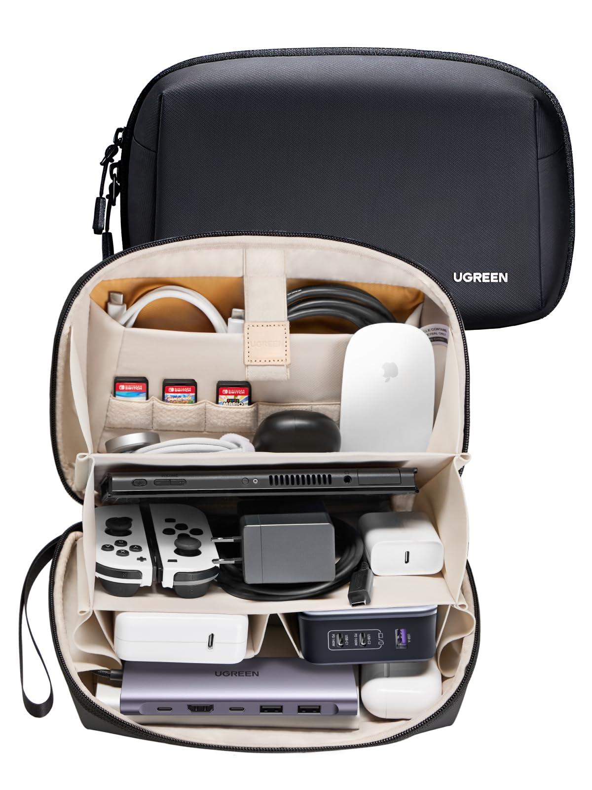 ugreen-borsa-organizer-cavi-elettronici-da-viaggio-27x17x8-cm image 2