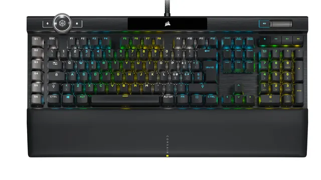 corsair-k100-rgb-tastiera-gaming-opto-meccanica-opx-layout-qwerty-italiano-nero image 1