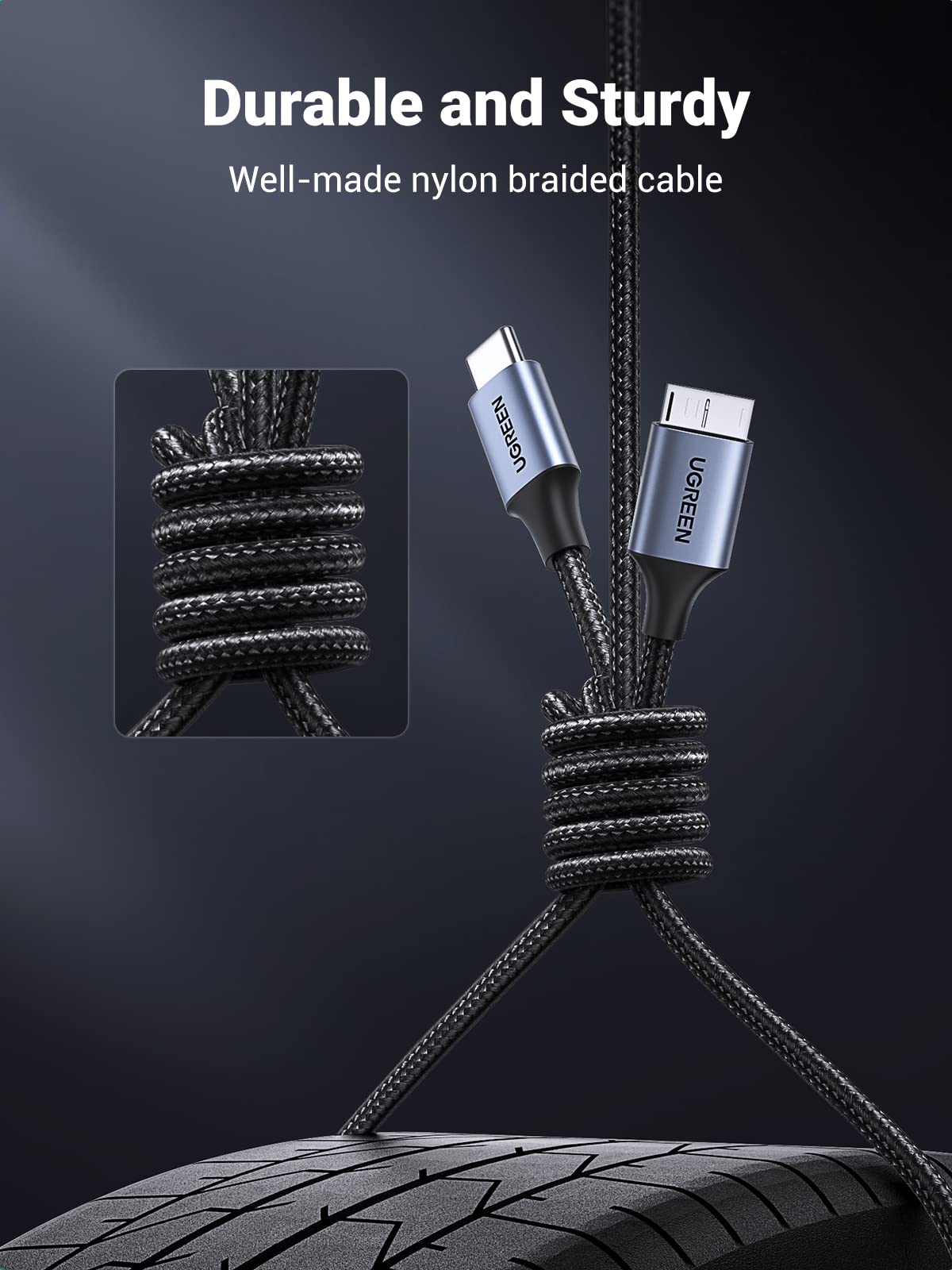 ugreen-cavo-usb-c-a-micro-usb-3-0-0-5m-5gbps-per-hdd-esterni image 6