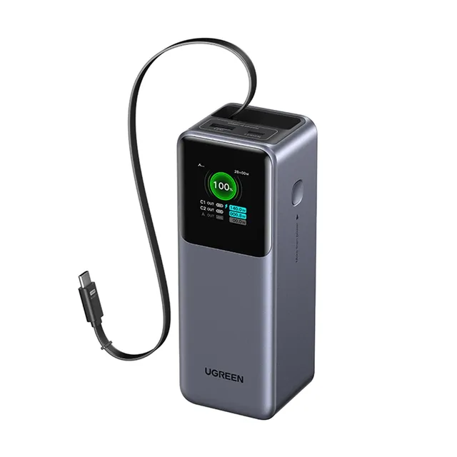 ugreen-nexode-pro-165w-power-bank-20000mah-con-cavo-retrattile-usb-c image 1