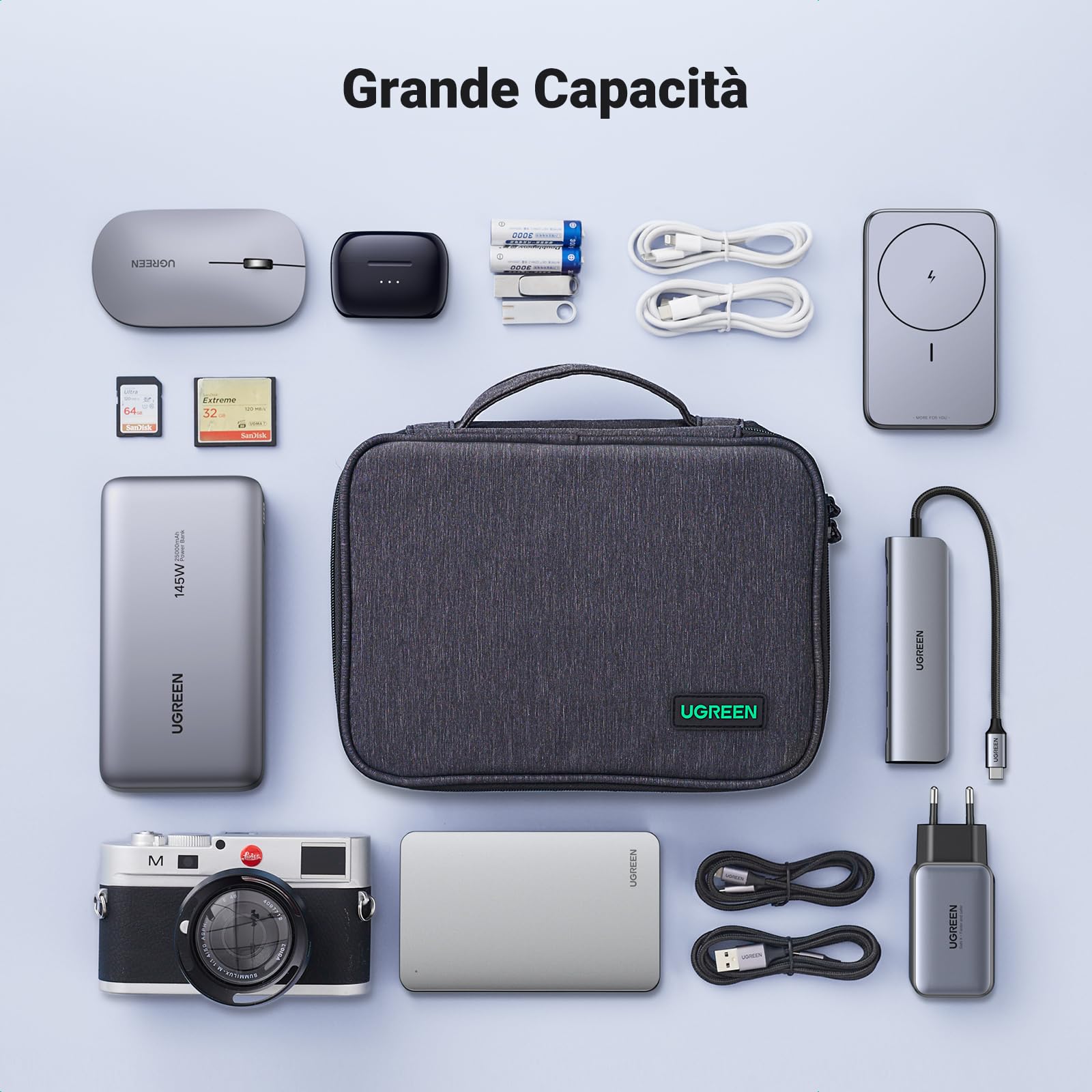 ugreen-borsa-organizer-cavi-elettronici-da-viaggio-25x17x8-cm-doppio-strato-impe image 3