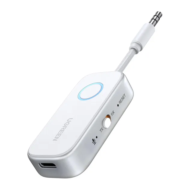 ugreen-trasmettitore-ricevitore-bluetooth-6-0-2-in-1-jack-3-5mm-con-18h-autonomi image 1