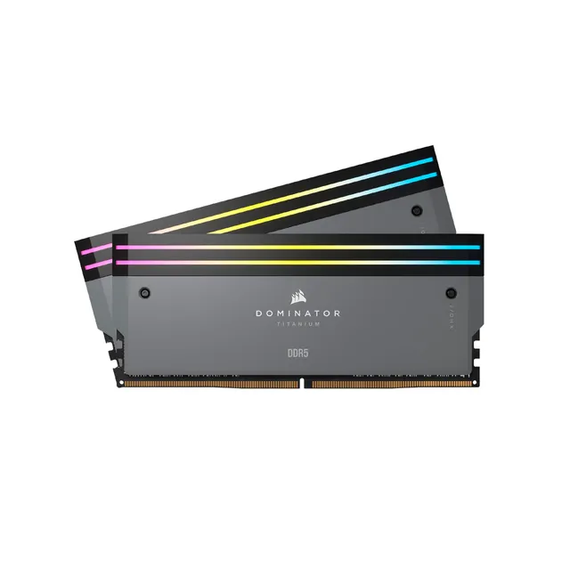corsair-dominator-titanium-rgb-ddr5-96gb-2x48gb-6000mhz-cl30-grigio image 1