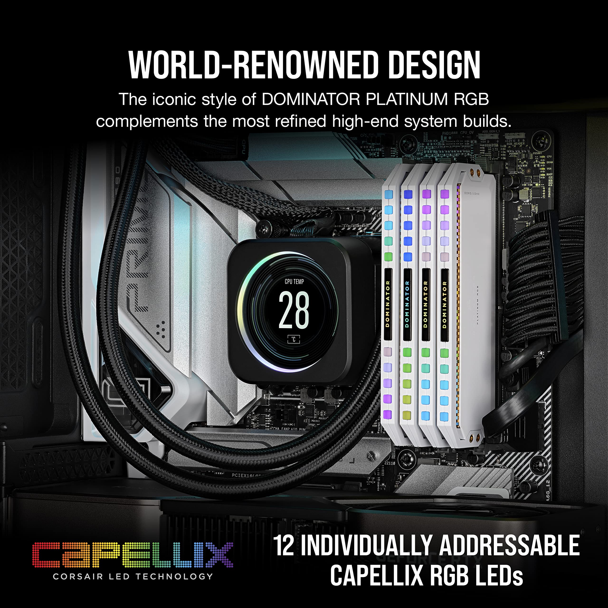 corsair-dominator-platinum-rgb-ddr5-32gb-2x16gb-6200mhz-c36-bianco image 4