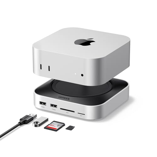 ugreen-docking-station-hub-usb-c-11-in-1-per-mac-mini-m4-con-case-ssd-m-2-nvme image 8