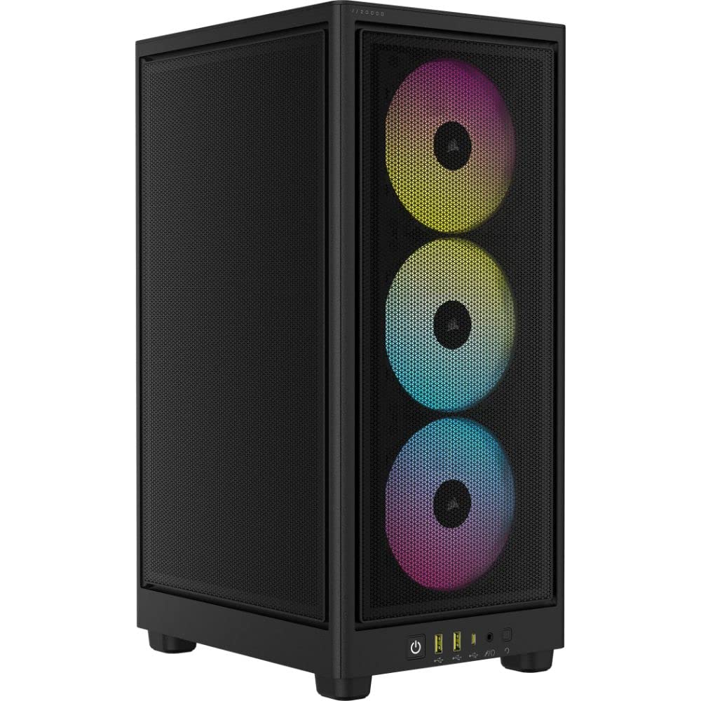 corsair-icue-2000d-rgb-airflow-case-mini-itx-nero-3-ventole-sp120-rgb-elite-cont image 2
