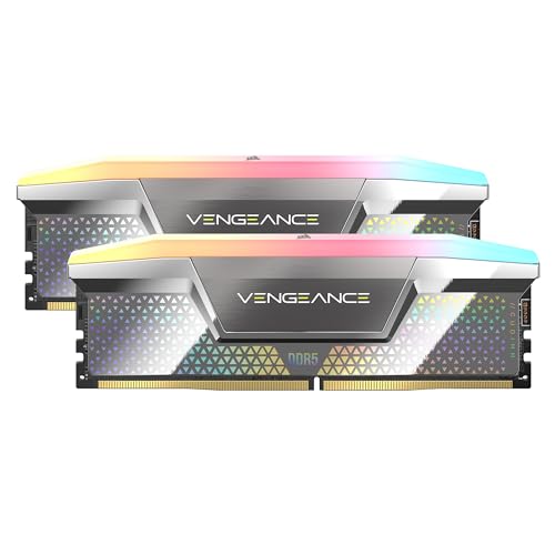 corsair-vengeance-rgb-ddr5-cudimm-48gb-2x24gb-8000mhz-cl38-argento image 2