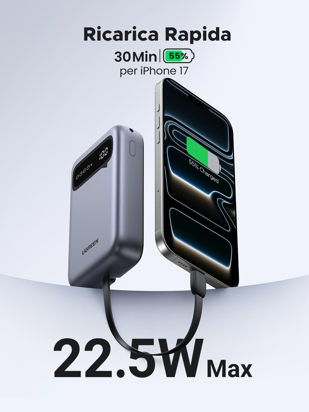 ugreen-zapix-power-bank-20000mah-22-5w-usb-c-rapida-20w image 3