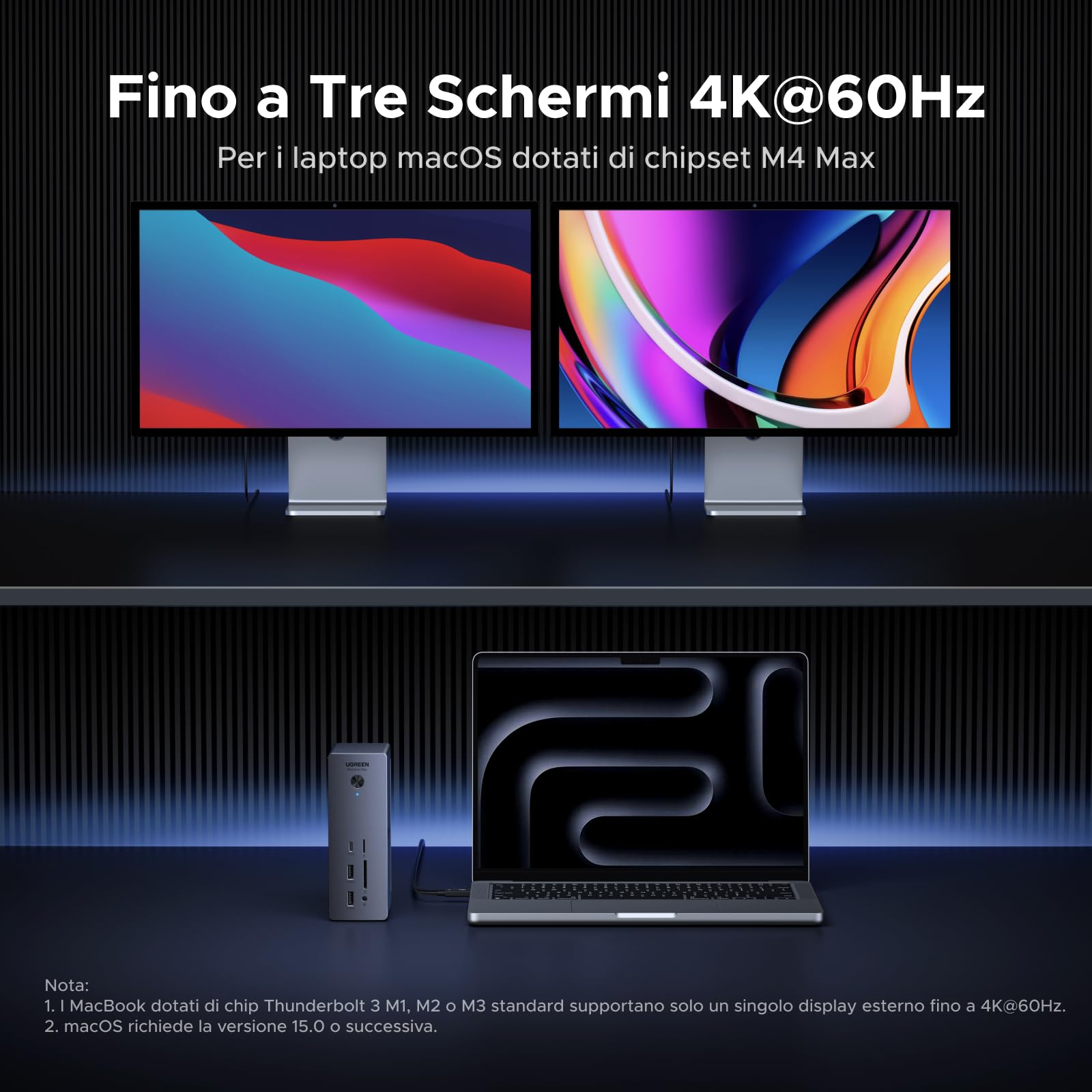 ugreen-revodok-max-docking-station-thunderbolt-5-13-in-1-triplo-4k60hz-140w image 4