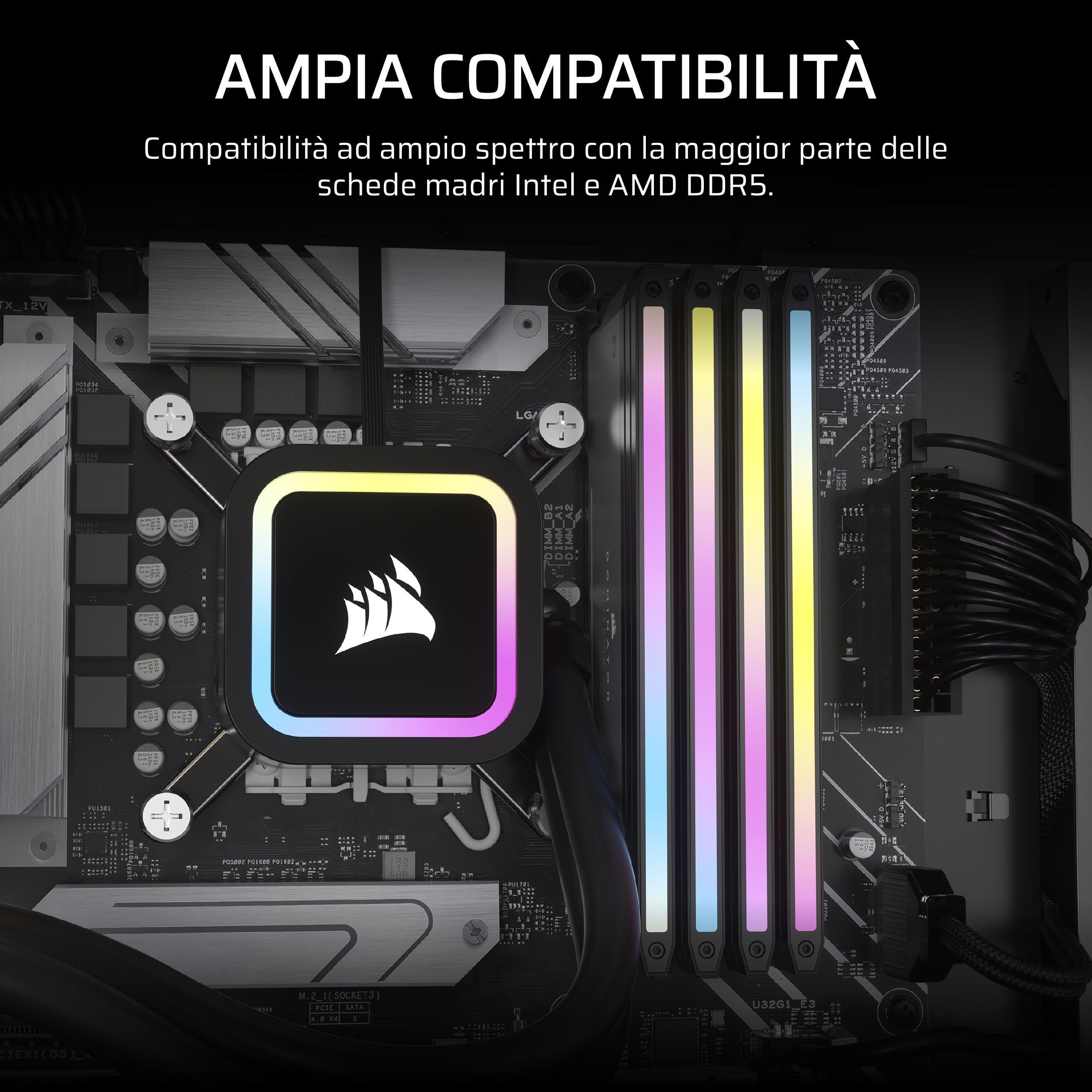 corsair-dominator-titanium-ddr5-rgb-light-enhancement-kit-2-moduli-grigio image 5