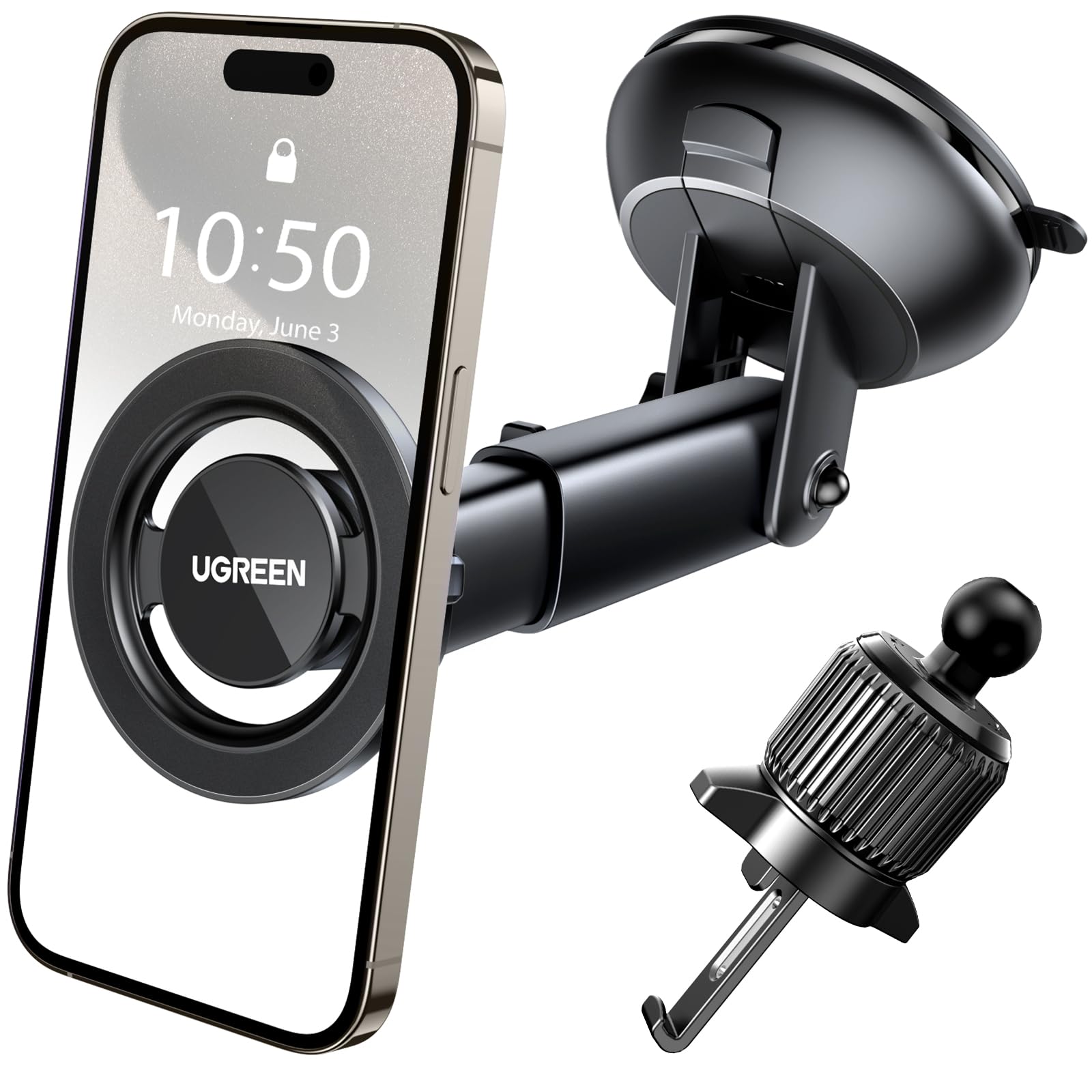ugreen-supporto-telefono-auto-2-in-1-magnetico-magsafe image 1